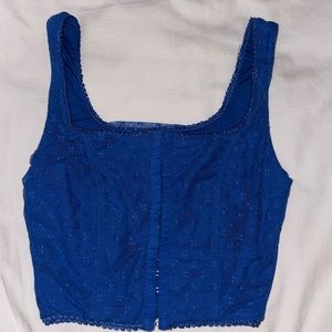 Princess Polly - BRYLEIGH TOP BLUE